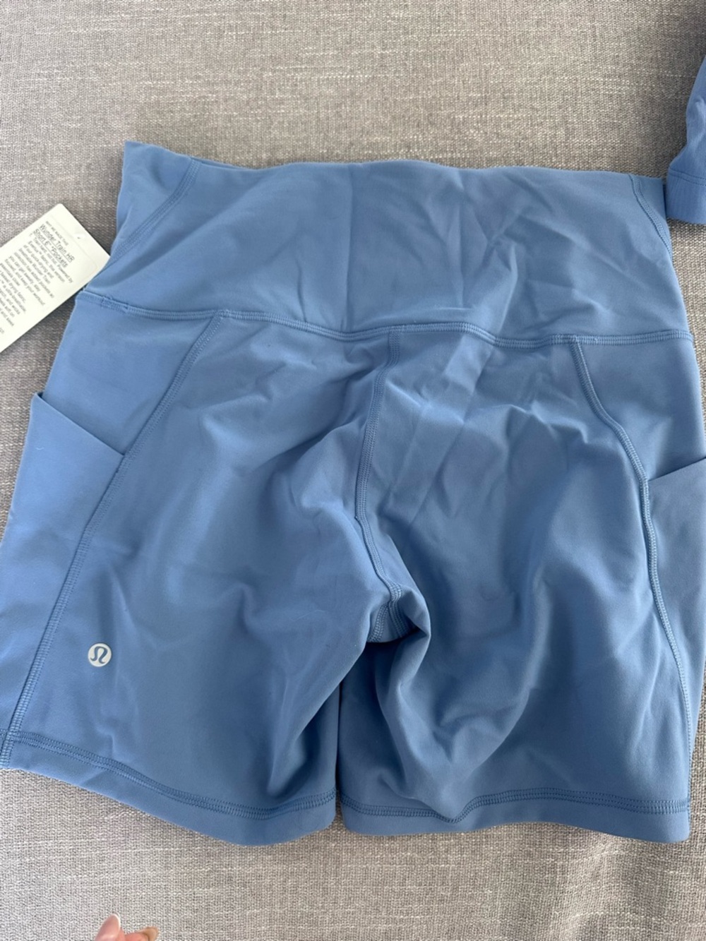 lululemon athletica High-Rise Bike Shorts — Dusty Blue